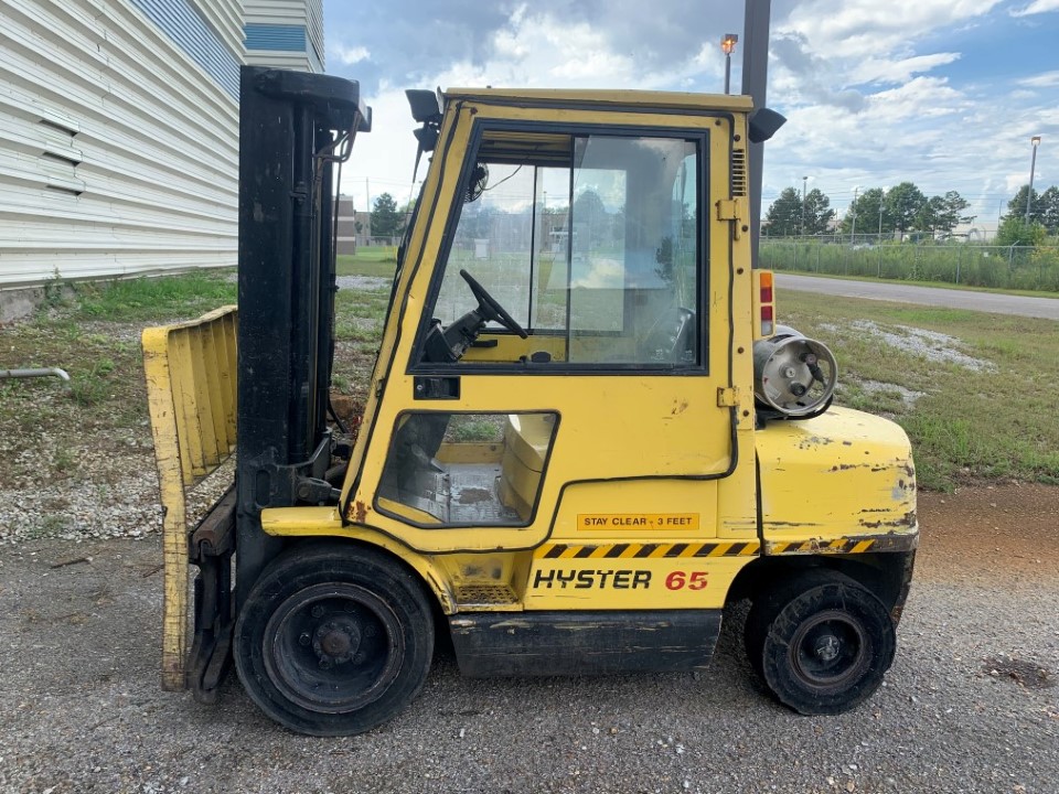 1999 Hyster 65 Forklift, H65XM, 6550 Lb Capacity, 10,292 Weight,